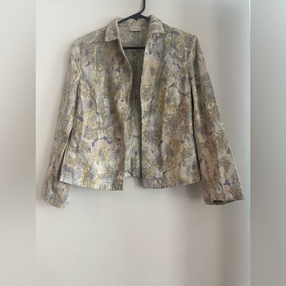 Dries Van Noten Silk And Linen Blend Floral Size 40 - Picture 1 of 4